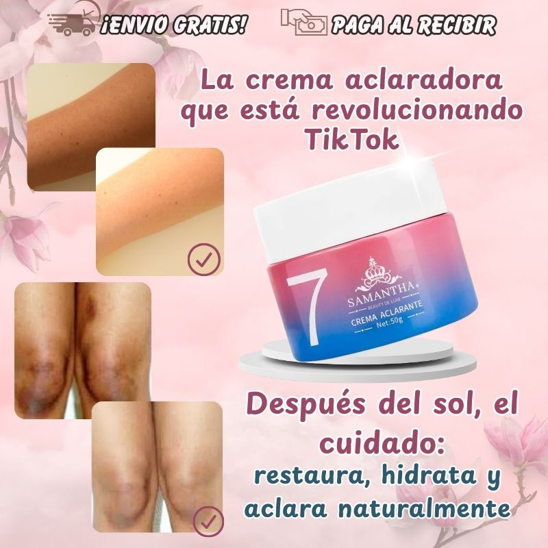 CREMA ACLARANTE V7 SAMANTHA