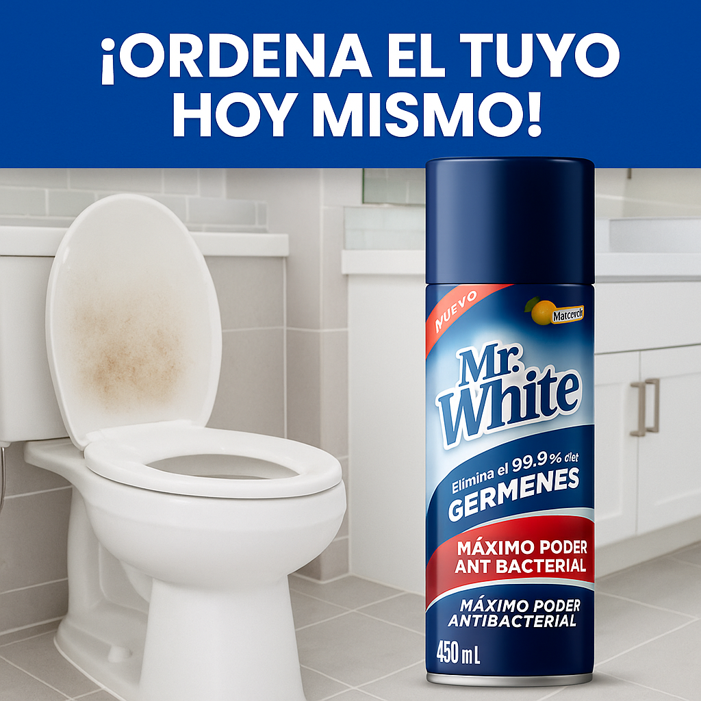 MR. WHITE - LIMPIADOR DE BAÑO