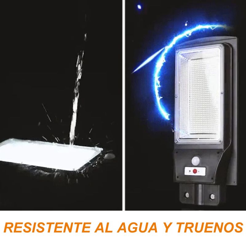 LÁMPARA SOLAR DE SEGURIDAD PARA EXTERIORES