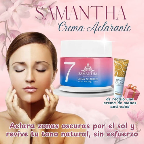 CREMA ACLARANTE V7 SAMANTHA
