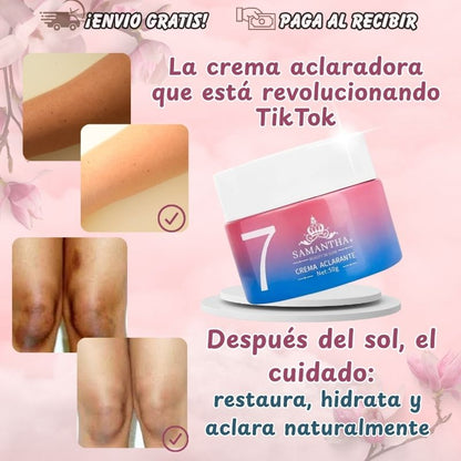 CREMA ACLARANTE V7 SAMANTHA