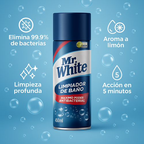 MR. WHITE - LIMPIADOR DE BAÑO