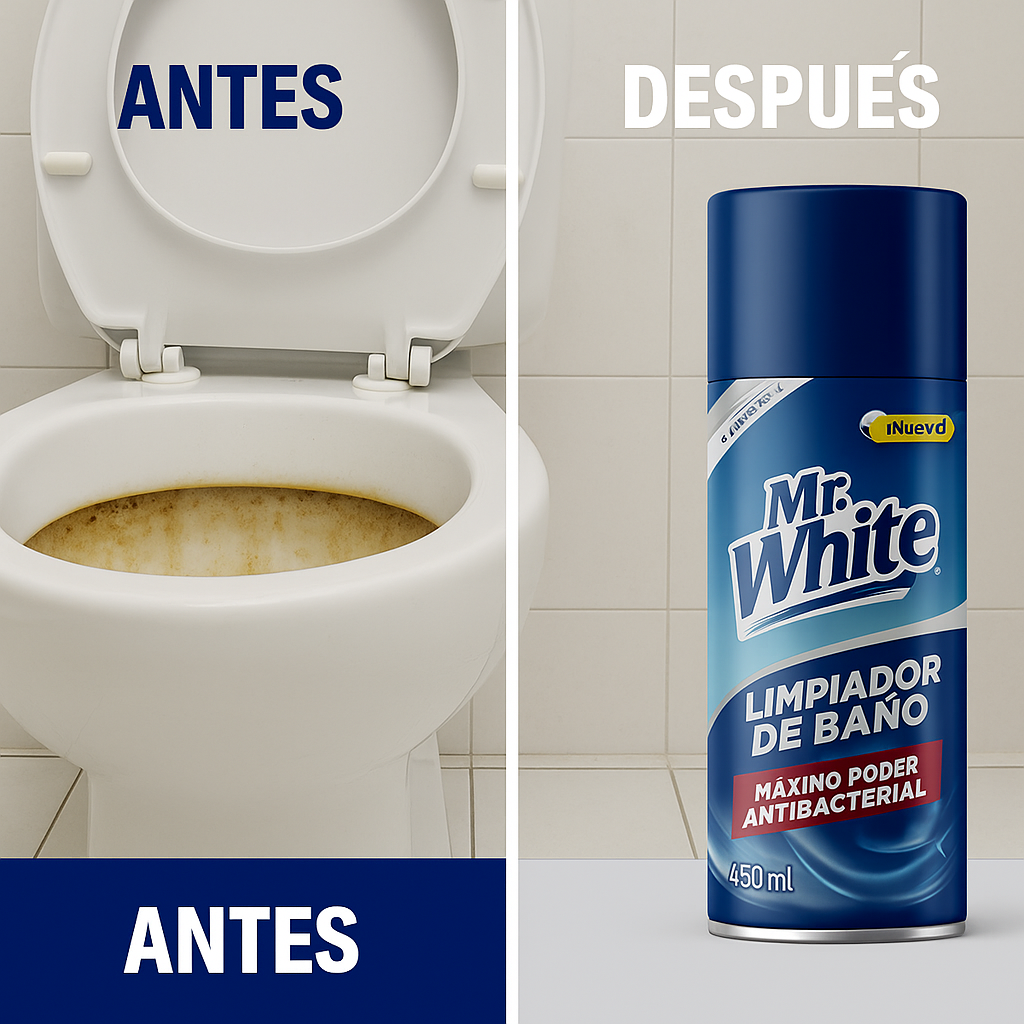 MR. WHITE - LIMPIADOR DE BAÑO