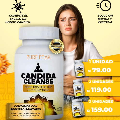 CANDIDA CLEANSE | 60 CAPSULAS