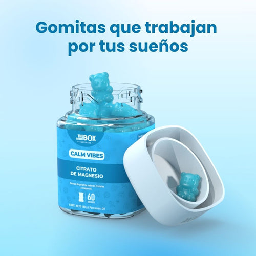 Magnesio, manzanilla y pasiflora en gomitas