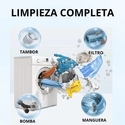PASTILLAS DE LIMPIEZA PARA LAVADORA (PACK DE 12 UNIDADES)