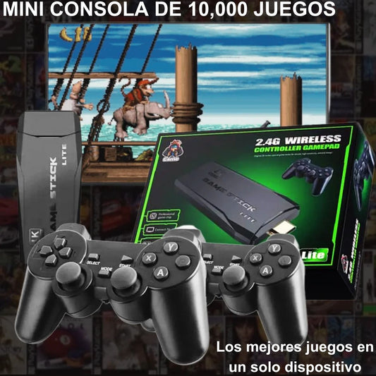 MINI CONSOLA DE 10,000 JUEGOS CLÁSICOS