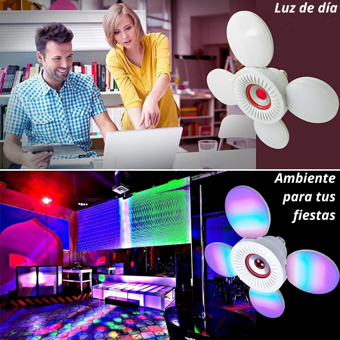 FOCO PARLANTE LED A CONTROL REMOTO