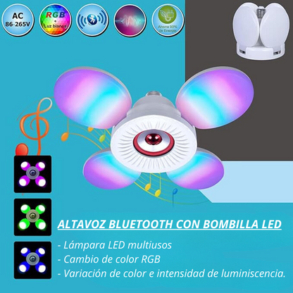 FOCO PARLANTE LED A CONTROL REMOTO